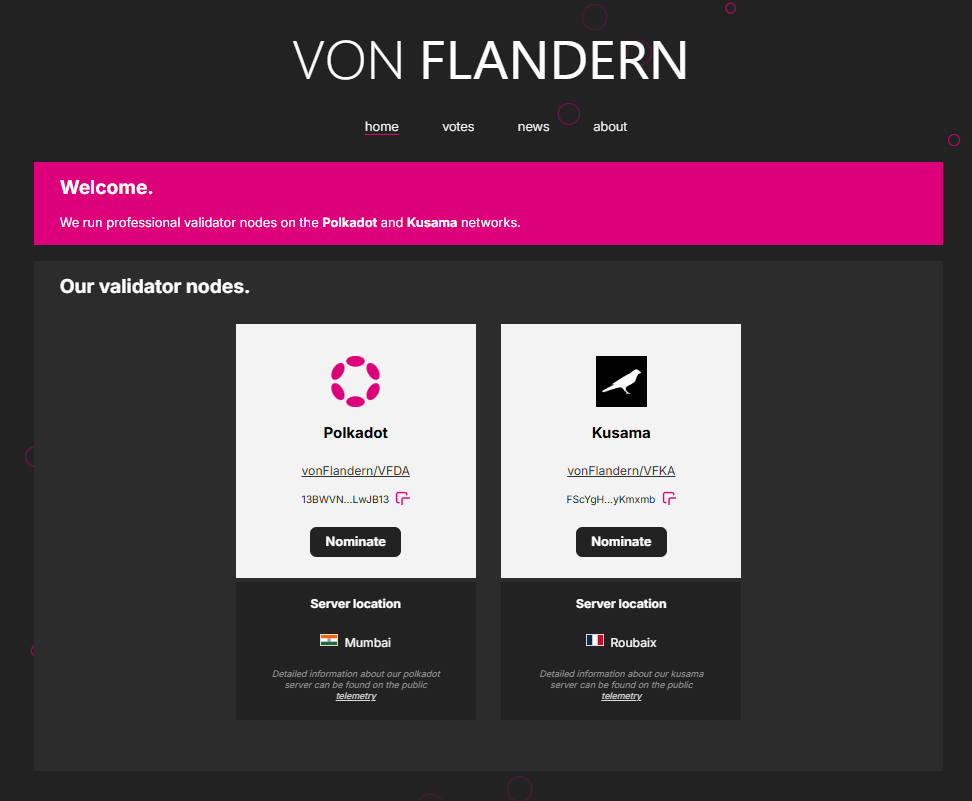 vonFlandern Website